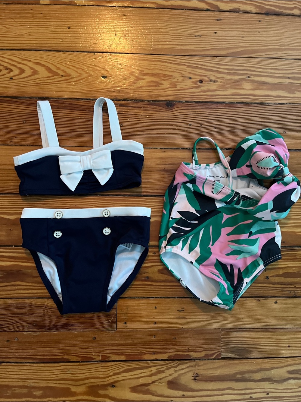 Janie and Jack 6-12 month swim set